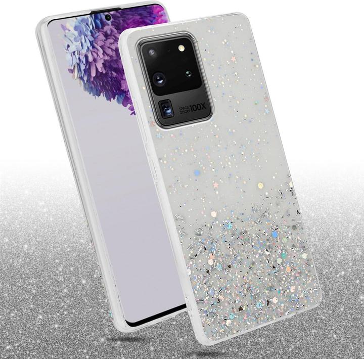 Actual product image Cadorabo TPU cover sparkling glitter (Samsung Galaxy S20 Ultra)
