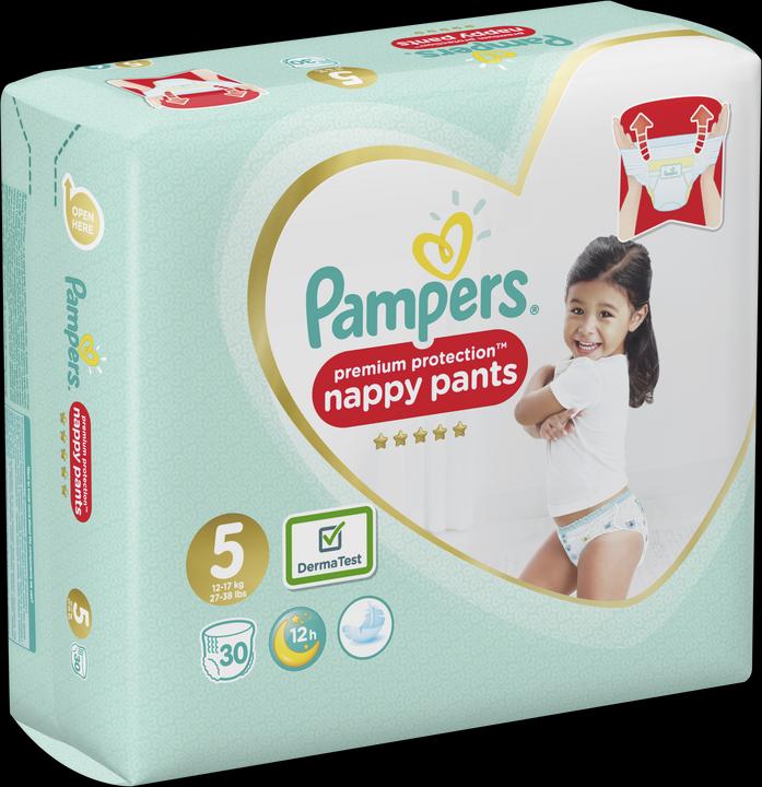 Produktbild Pampers Premium Protection Pants (Gr. 5, Tragepack, 30 Stück)