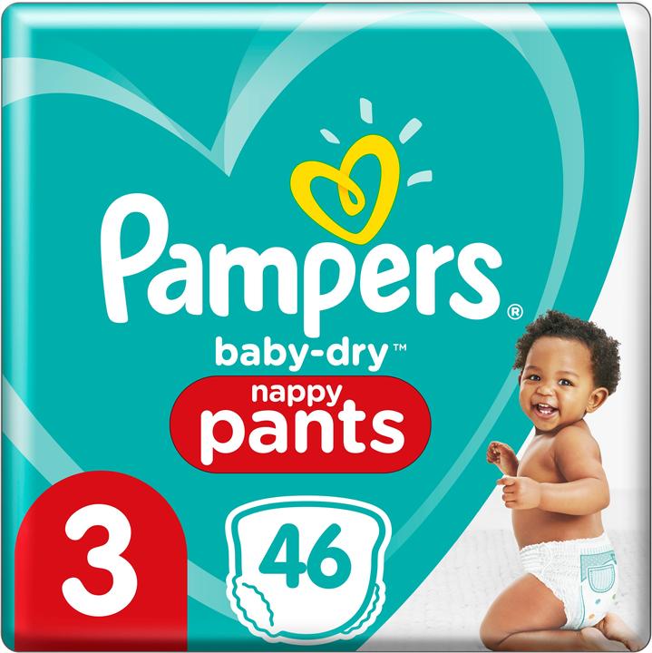 Produktbild Pampers Baby Dry Pants (Gr. 3, Tragepack, 46 Stück)
