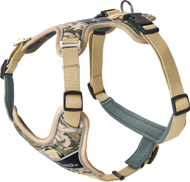 Immagine prodotto Hunter Pettorina mimetica Divo per cani Beige M (M, Cane)