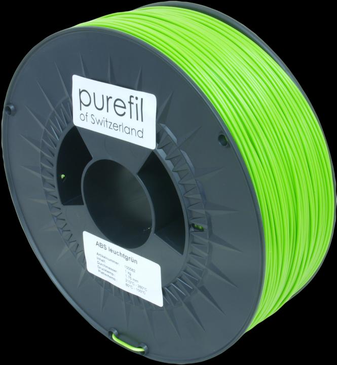 Produktbild Purefil FIlament (ABS, 1.75 mm, 1000 g, Grün)