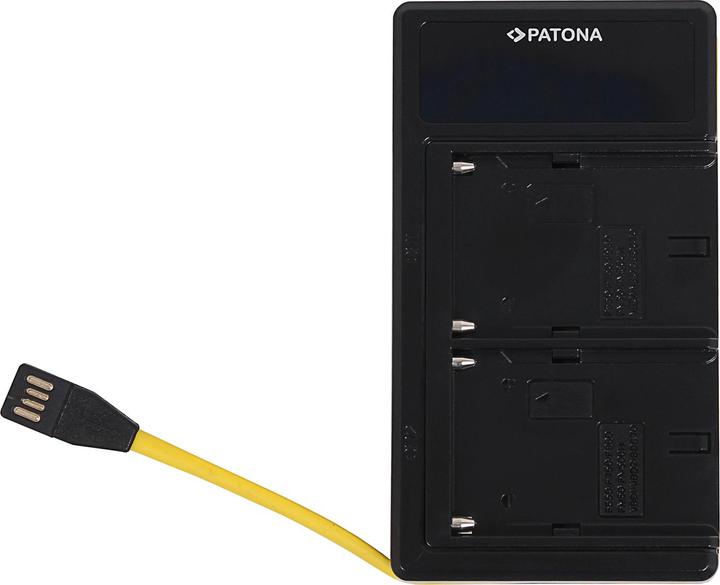 Produktbild Patona USB Ladegerät Sony NP-FM50, NP-F550, NP-F750 und NP-F970 (Kamera Akku Ladegerät)
