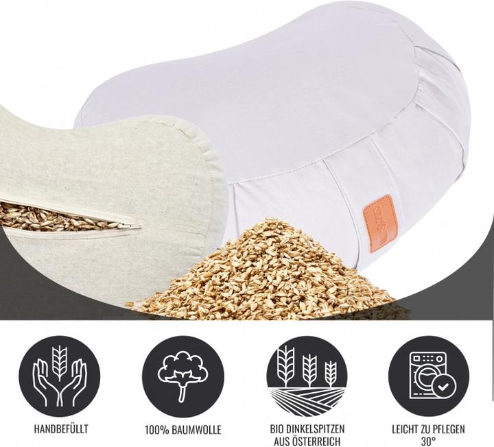 Actual product image Gorilla Sports Yoga crescent pillow (19 cm)