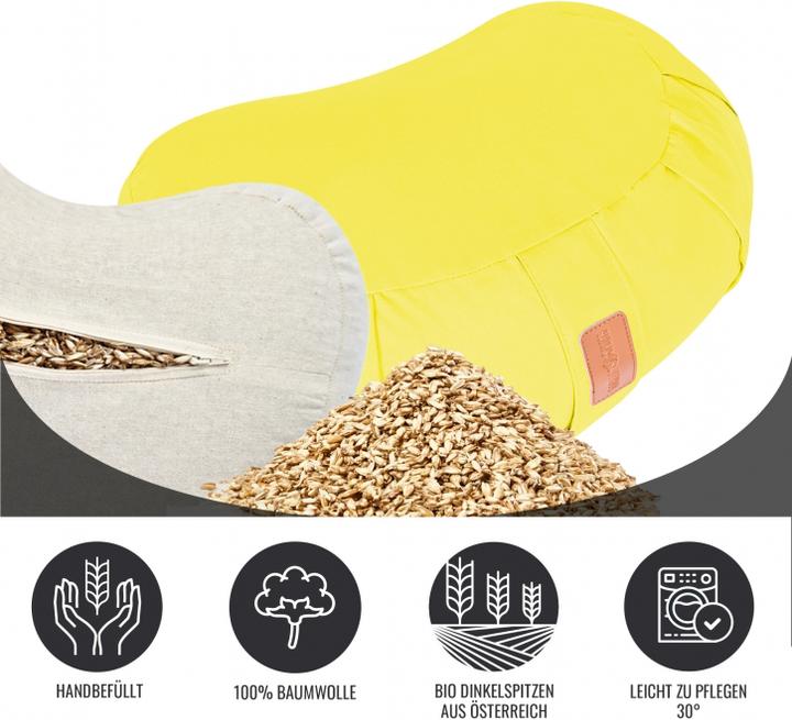 Produktbild Gorilla Sports Yoga Halbmondkissen (19 cm)