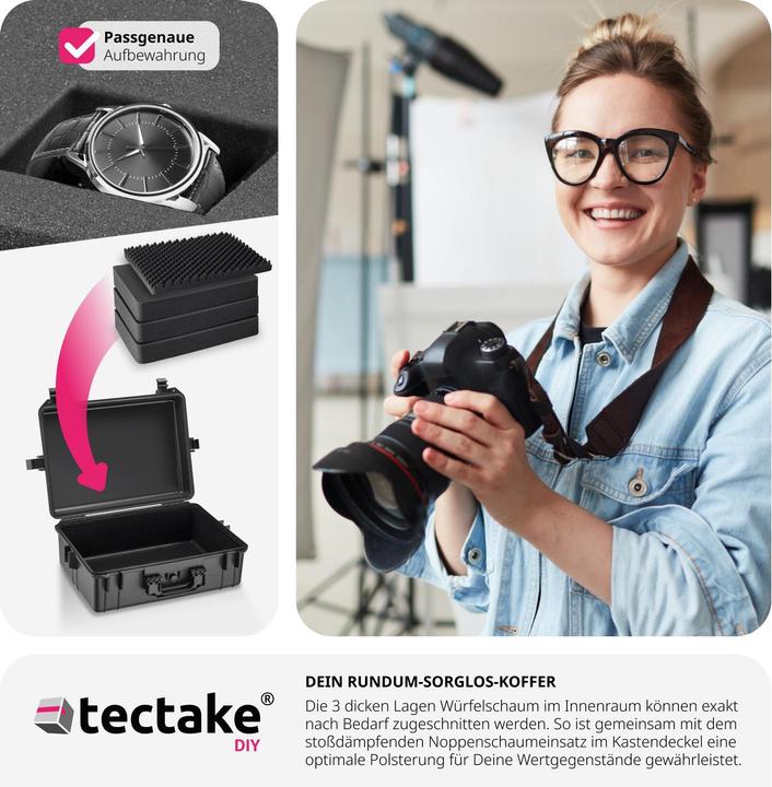 Produktbild tectake Fotokoffer (Fotokoffer, 35 l)