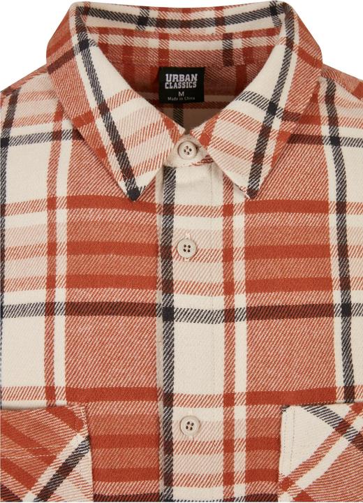 Produktbild Urban Classics Long Oversized Checked Leaves Shirt (M)