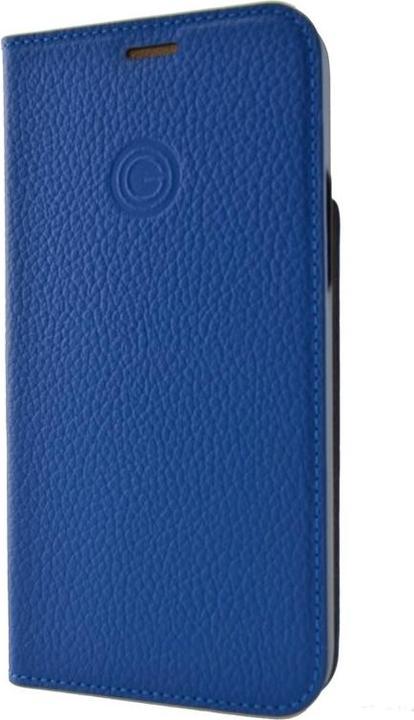 Produktbild Mike Galeli Book-Cover in Echtleder Marc true blue (Apple iPhone 12 Pro Max)