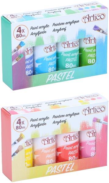 Image du produit Artico Paint Acrylic Pastel (Assortiment, Multicolore, 320 ml)