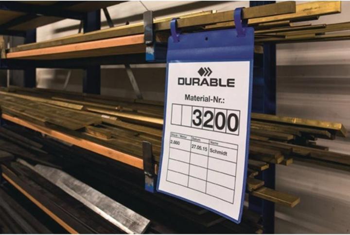 Productafbeelding Durable Etiketzakken met klep (A5, Over)