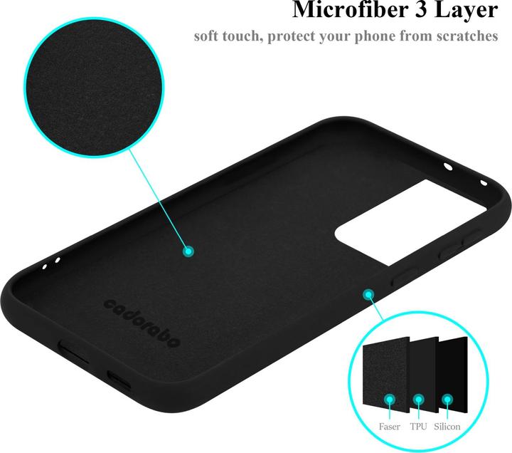Actual product image Cadorabo TPU Liquid Silicone Case Cover (Samsung Galaxy S22 Ultra)