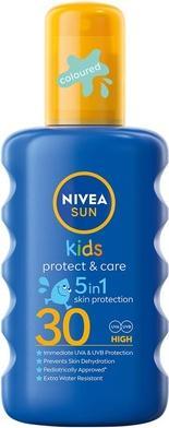 NIVEA Sun Kids Protect & Play Sun Protective Sun Lotion Spray Spf30 200ml (Sun lotion, SPF 30, 200 ml)