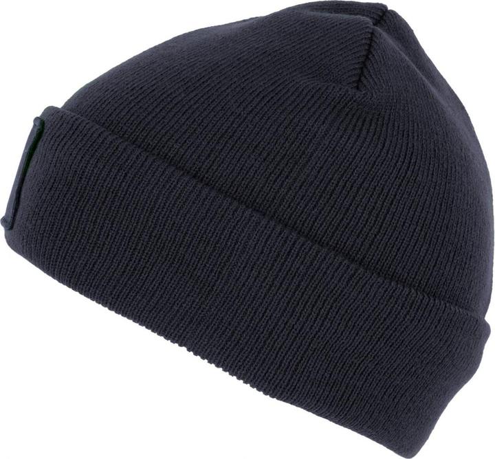 Actual product image K-up Recycled beanie with patch and thinsulate lining