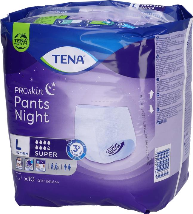 Produktbild Tena Pants Night Super (10 x, Large)
