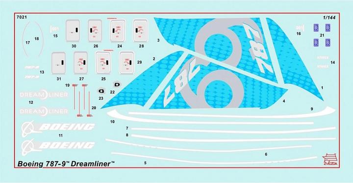 Produktbild Tamiya 1:144 Boeing 787-9