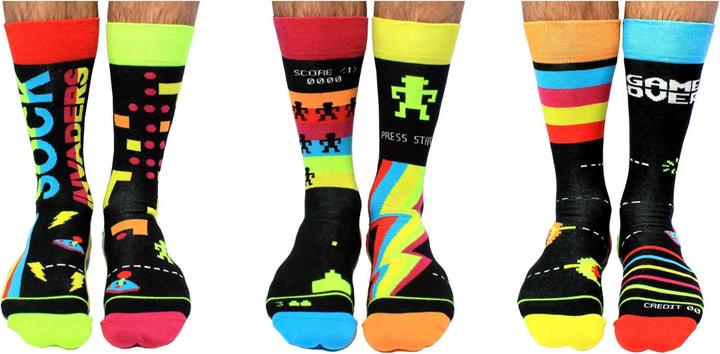 Produktbild United Oddsocks Invaders (3er Pack, 39 - 46)