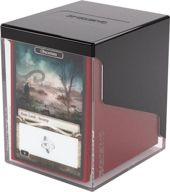 Actual product image Gamegenic GGS22018 - Bastion 100+ XL Deckbox Black/Clear