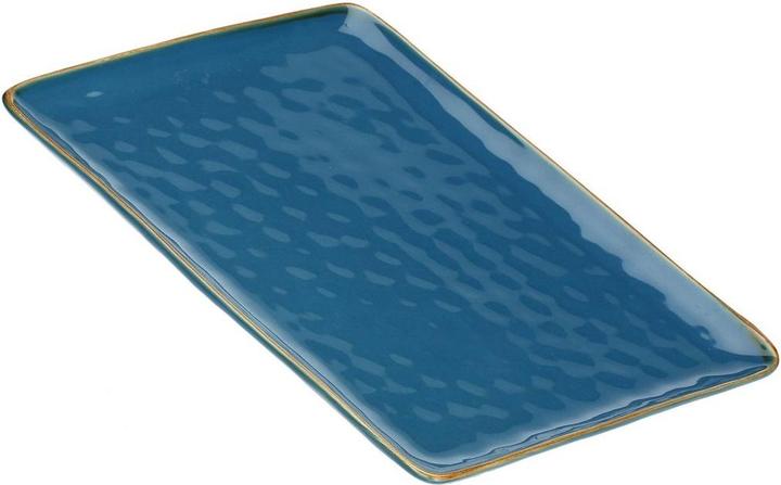 Image du produit Witek Concerto Blu Avio Plateau rectangulaire - Bleu marine 36 x 26 5 cm