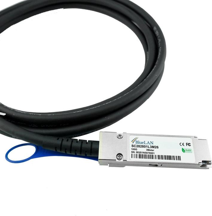 Image du produit BlueOptics X240 JL272A compatible BlueLAN DAC QSFP28 SC282801L3M26