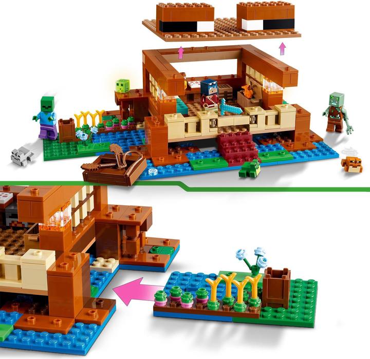 Productafbeelding LEGO 21256 Het kikkerhuis (21256, LEGO Minecraft)