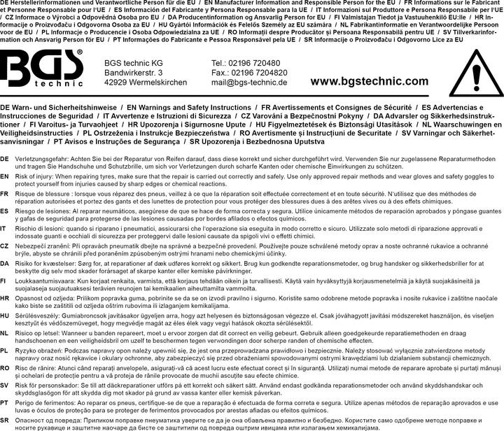 Produktbild BGS Reifen-Reparatur-Satz 54 teilig
