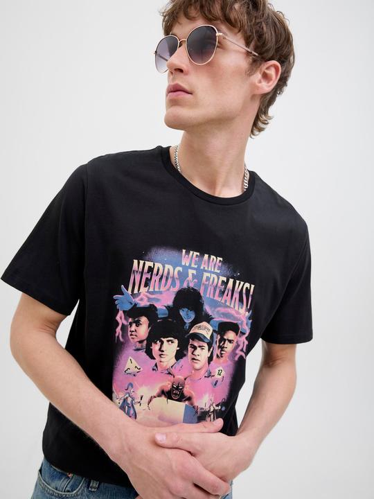 Actual product image Jack & Jones Gedruckt Rundhalsausschnitt T-shirt T-shirt (S)