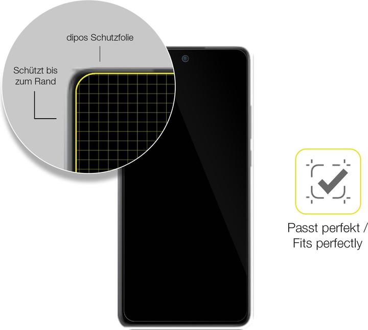 Produktbild Dipos 3D Full Cover Schutzfolie (1 Stück, Oneplus Nord CE 4)