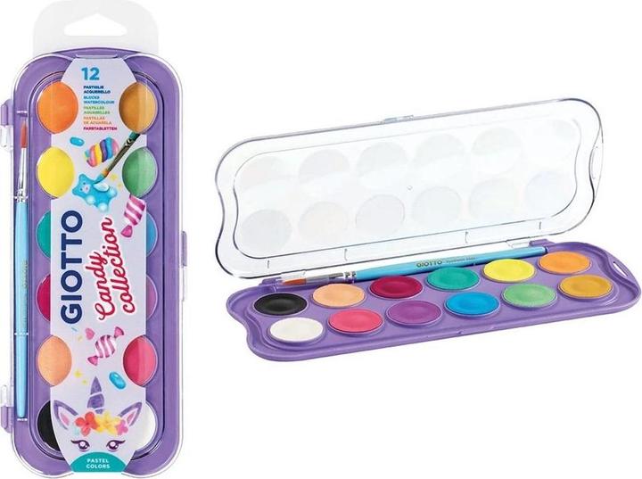 Image du produit Giotto Pack 1 Aquarelle bonbon (Tons pastel)