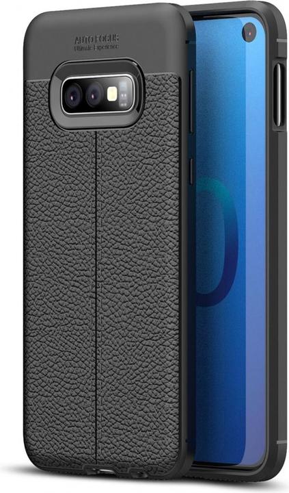 Produktbild Screenguard Samsung Galaxy S10e Hülle Leather Design TPU Cover (Samsung Galaxy S10e)