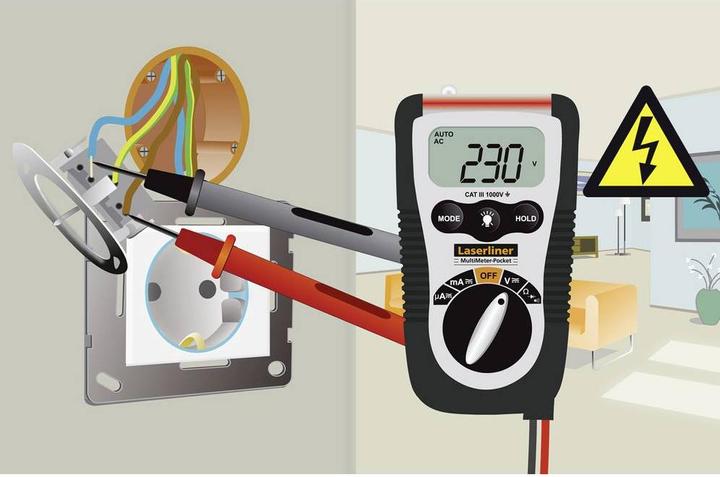 Image du produit Laserliner MultiMeter-Pocket Hand-Multimeter