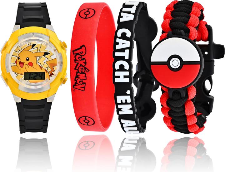 Accutime Pokémon mit Accessoires (Digitaluhr)