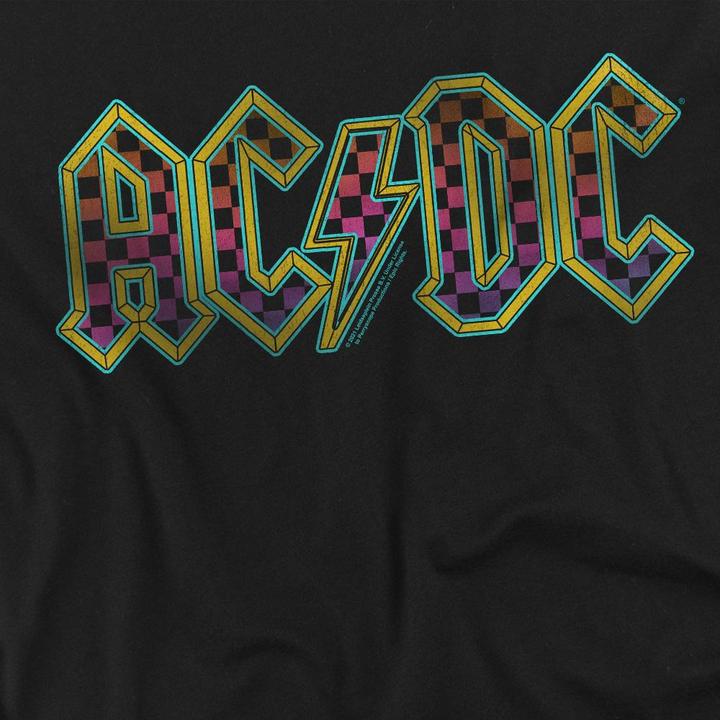 Immagine prodotto AC/DC Maglietta Logo a Scacchiera Gradiente Uomo (4XL)