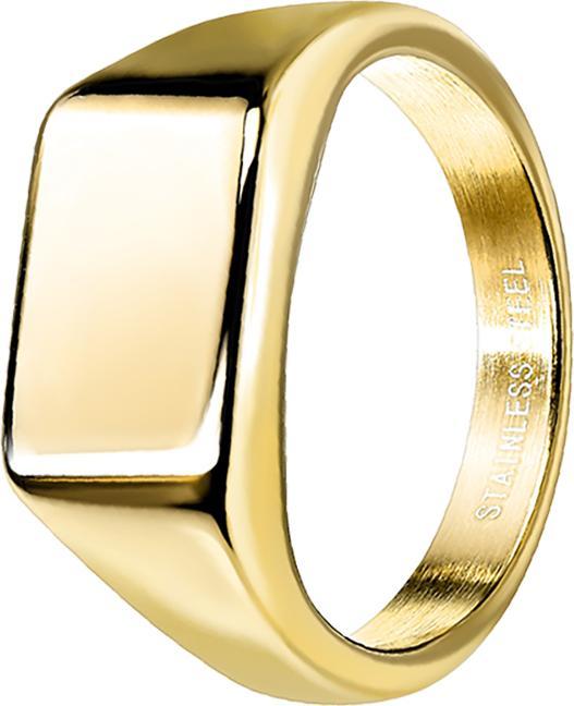 Star Piercing Ring vergoldet Quadrat flach (Chirurgenstahl 316L)