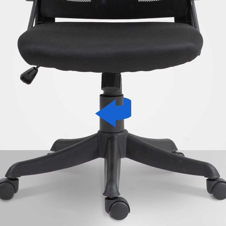 Produktbild CLP Bürostuhl Taos Ergonomischer Schreibtischstuhl mit Kopfstütze