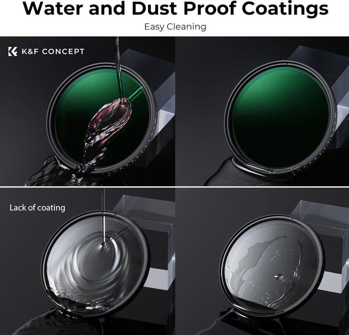 Actual product image K&F Concept Superslim ND8-2000 (77 mm, Neutral density filter)