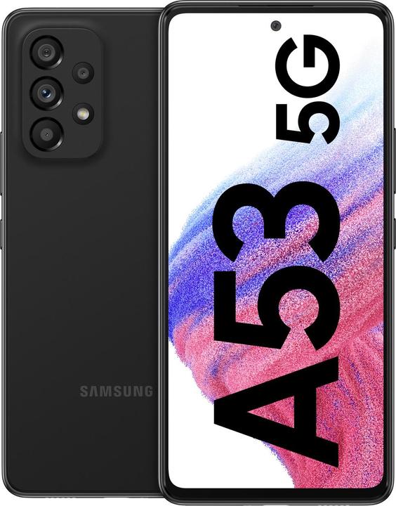 Immagine prodotto Samsung Galaxy A53 UE (256 GB, Awesome Black, 6.50", Doppia SIM, 64 Mpx, 5G)