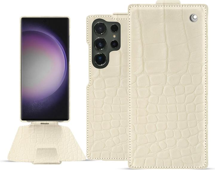 Actual product image Noreve Vertical leather shell (Samsung Galaxy S24 Ultra)
