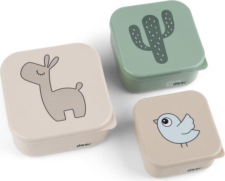 Produktbild Done by Deer Snackbox-Set Lalee Sand Mischung 3-er Pack