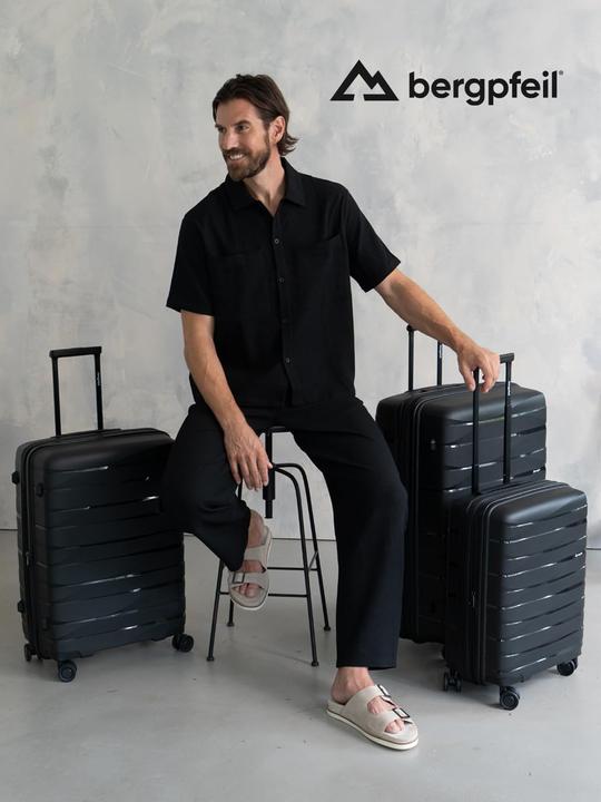 Produktbild Bergpfeil Travel 4-Rollen Kofferset 3-tlg. mit Dehnfalte (228 l, XL (ab 115l))