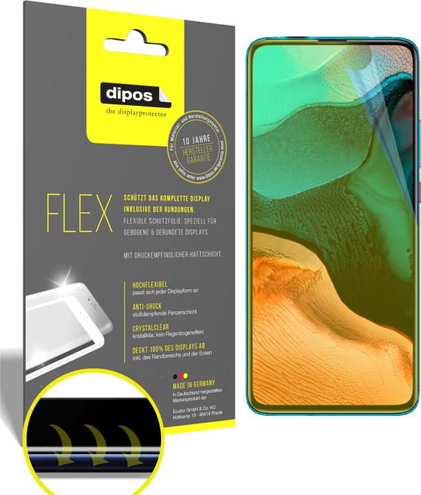 Image du produit Dipos Film de Protection d’écran Full-Cover 3D (2 pièce(s), Xiaomi Redmi K30 Pro Zoom)