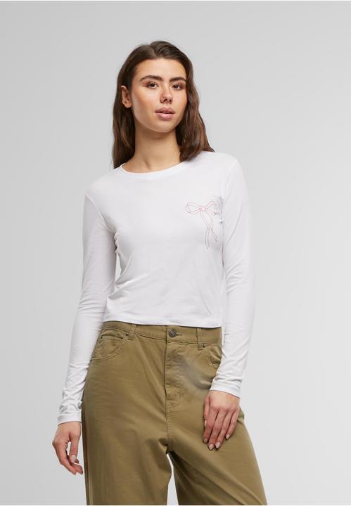 Actual product image Miss Tee Bow Oneliner Ladies Short Longsleeve - 182019 (L)