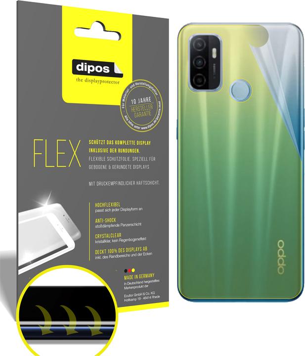 Produktbild Dipos Displayschutzfolie Full-Cover 3D (2 Stück, Oppo A53)