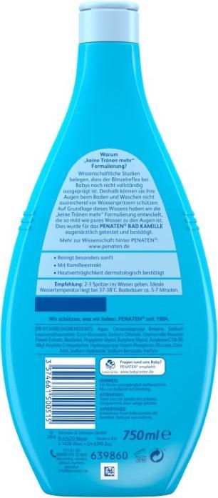 Produktbild Penaten kamille bad, 750ml Flasche