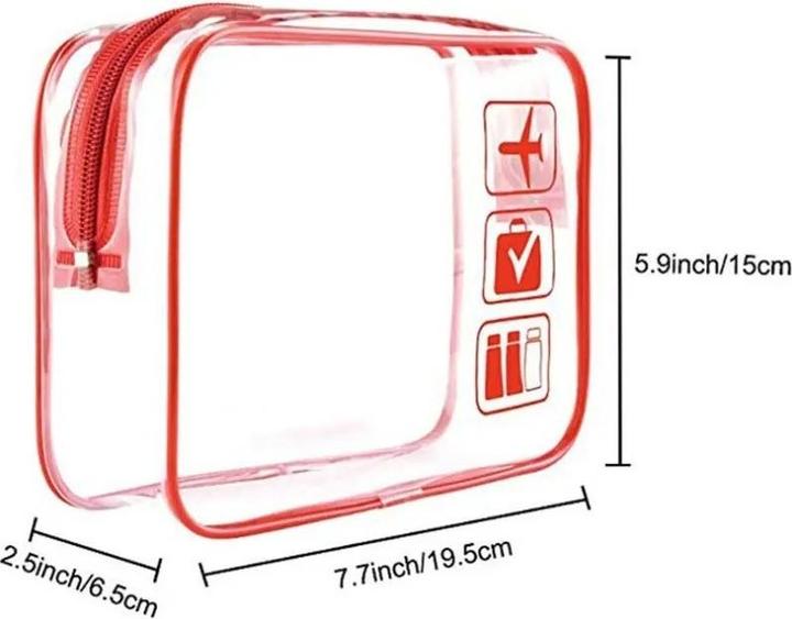 Immagine prodotto Swissdetector Trousse de voyage élégante et transparente (Set manicure)