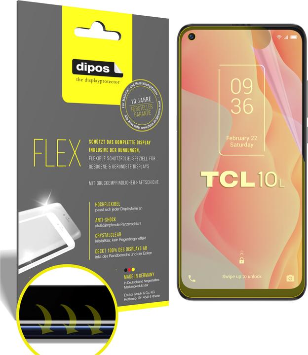 Image du produit Dipos Film de Protection d’écran Full-Cover 3D (2 pièce(s), TCL 10 5G)