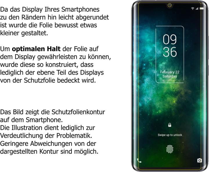 Actual product image Dipos Screen Protector 4-Way Privacy (1 Piece, TCL 10 Pro)