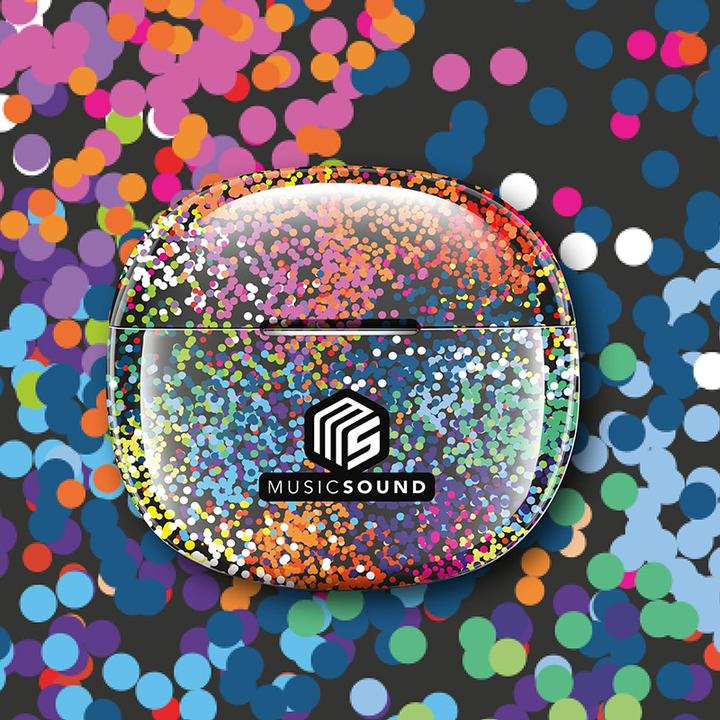 Actual product image Cellularline Music & Sound Bluetooth Earphones Fancy Rainbow (25 h, Wireless)