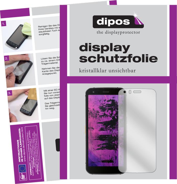 Dipos Screen Protector Crystalclear (2 Piece, Cat S62 Pro)