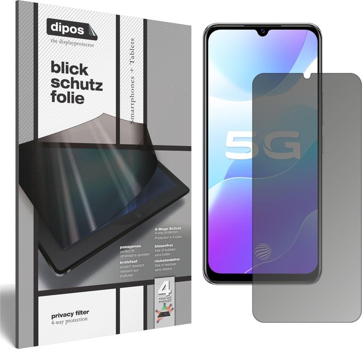Produktbild Dipos Blickschutzfolie 4-Way Privacy (1 Stück, Vivo S7e 5G)