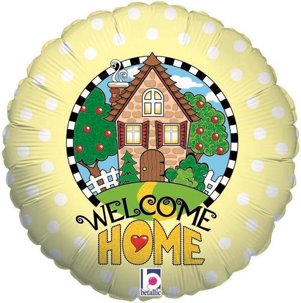 Image du produit Betallic Karaloon - Ballon en plastique "Welcome Home" 46 cm (1 x)
