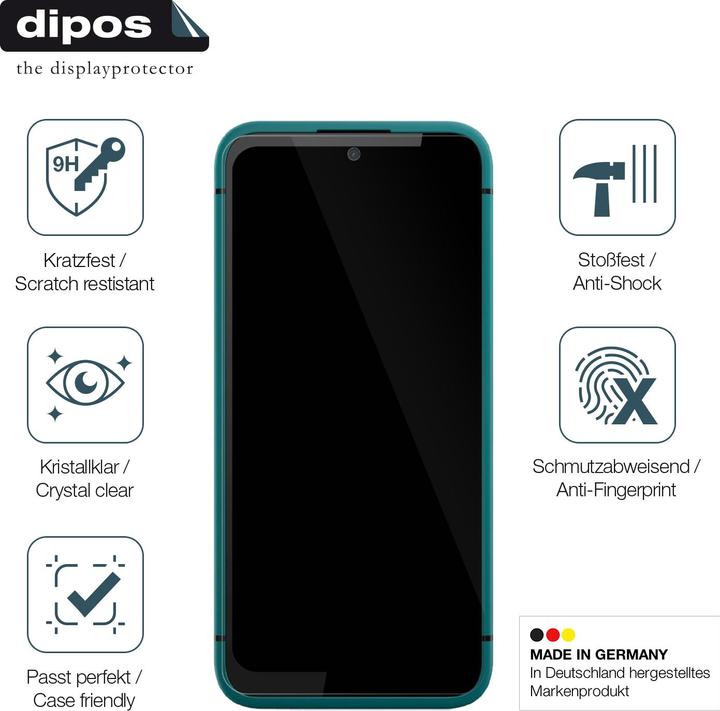 Immagine prodotto Dipos Pellicola Protettiva Anti-Shock (2 Pezzo/i, Gigaset GX4)